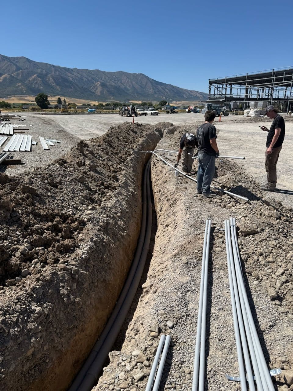 Electrical Framework Setup at Utah Site image